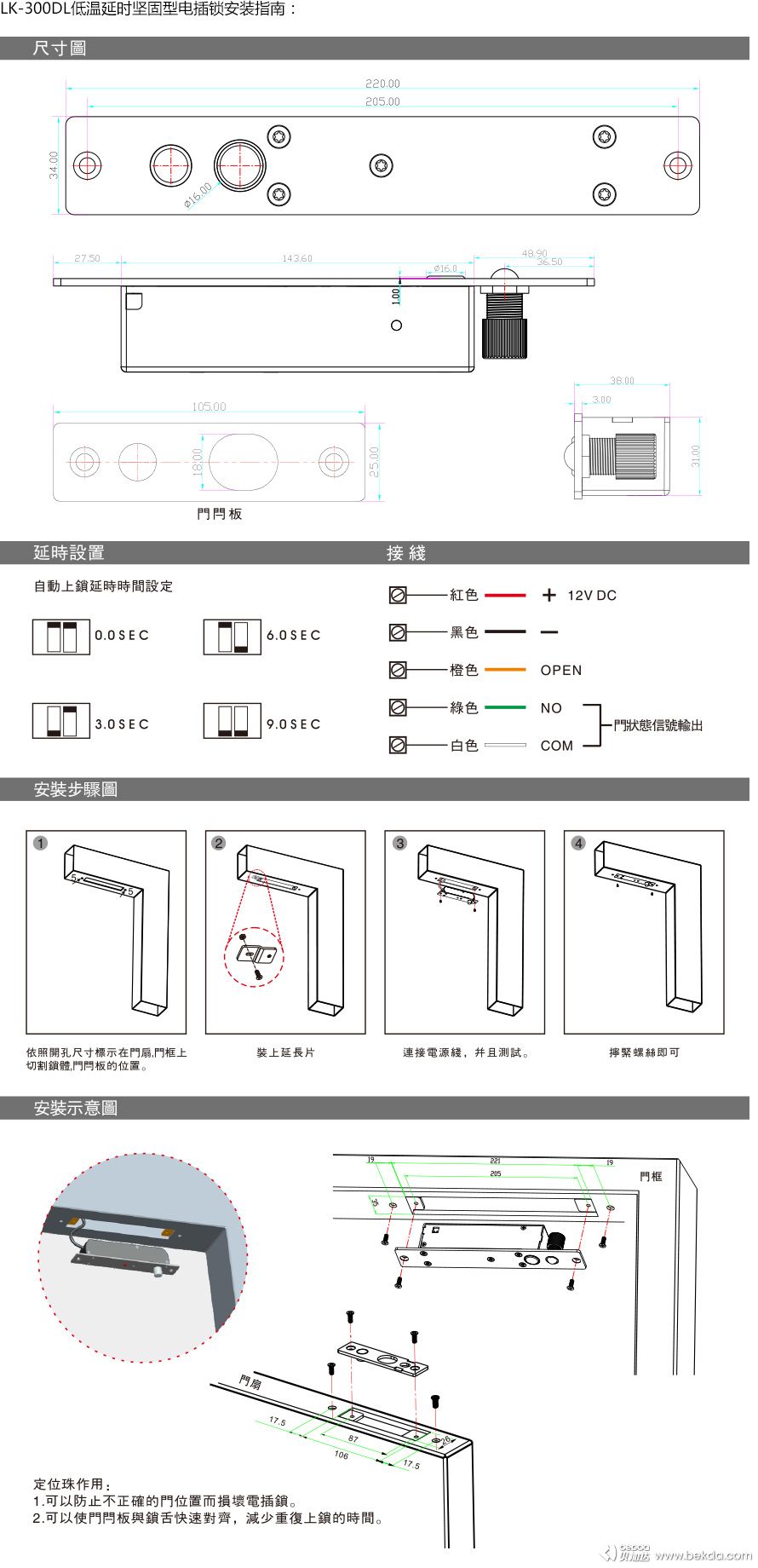 接線示意圖 接線示意圖